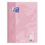 Oxford collegeblok Touch Pastel, DIN A4+, gelinieerd (lijning 27), 80 vel, Optik Paper, 4-voudig geperforeerd