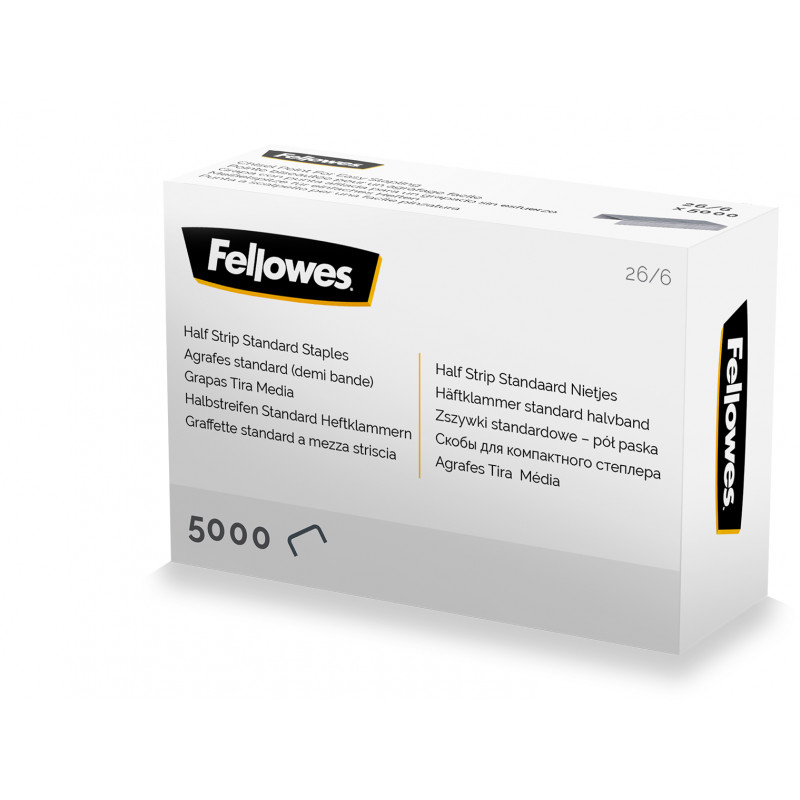 Fellowes nietjes 26/6, 5000 stuks