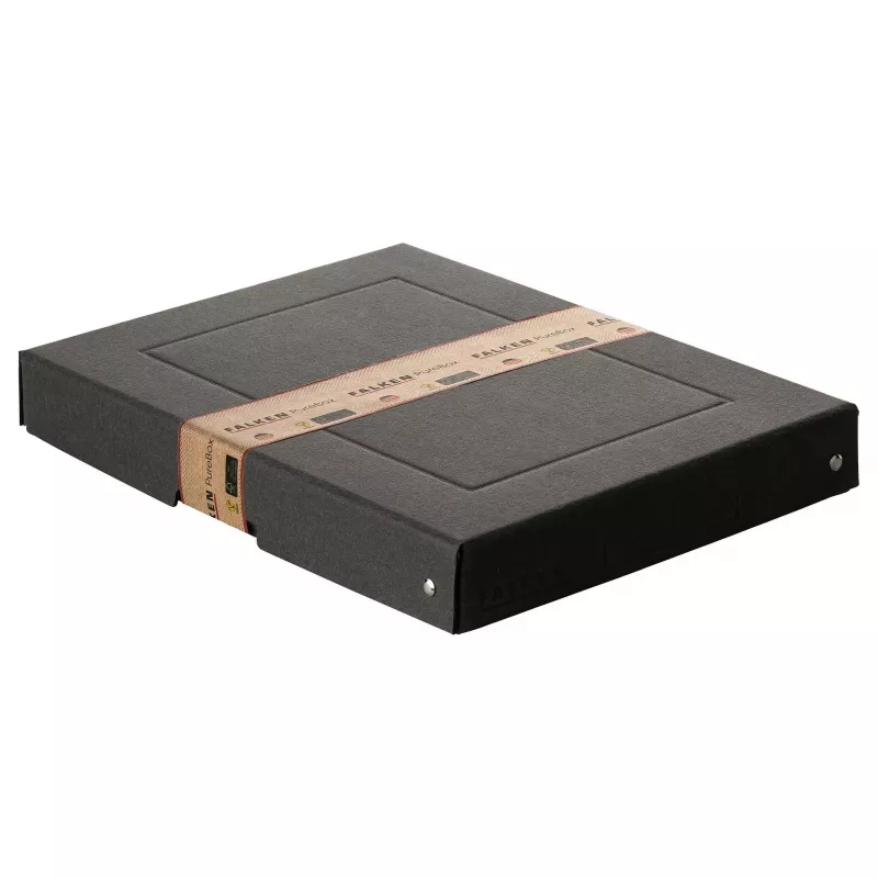 FALKEN PURE bewaarbox 500 vel, 24 x 32 x 4 cm, zwart