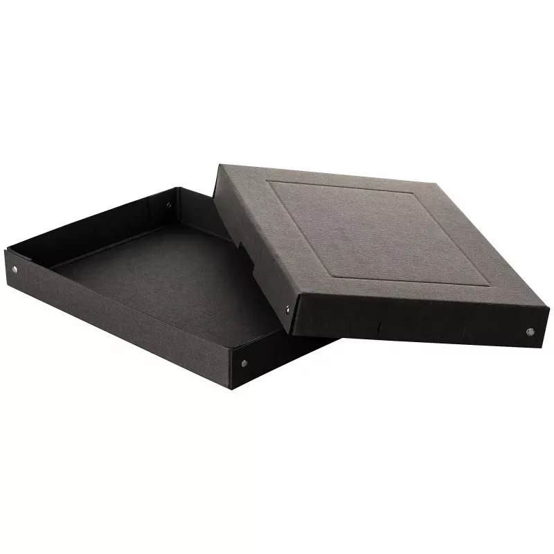 FALKEN PURE bewaarbox 500 vel, 24 x 32 x 4 cm, zwart