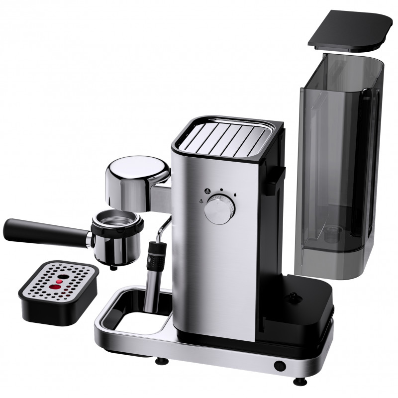 WMF Lumero espressomachine met filterdrager, Cromargan