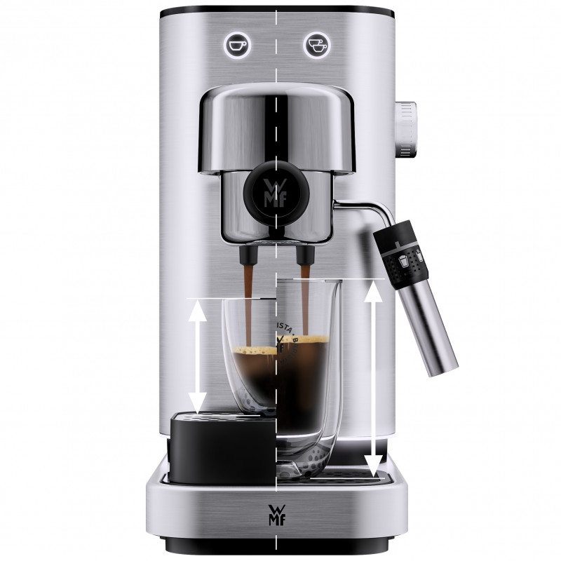 WMF Lumero espressomachine met filterdrager, Cromargan