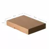 FALKEN PURE bewaarbox 500 vel, 18 x 25 x 4 cm, bruin