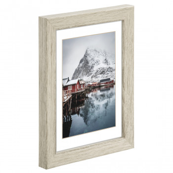 Hama Oslo fotolijst 20 x 28 cm, grijs grenen, voor tafel/muur