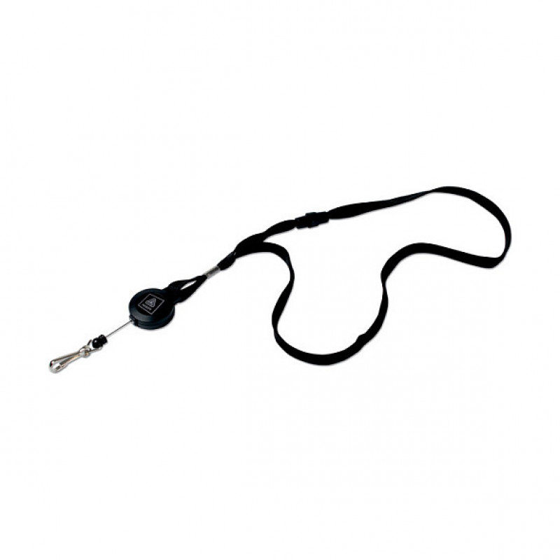 Avery Zweckform 4830 lanyards met karabijnhaak, zwart, 10 stuks