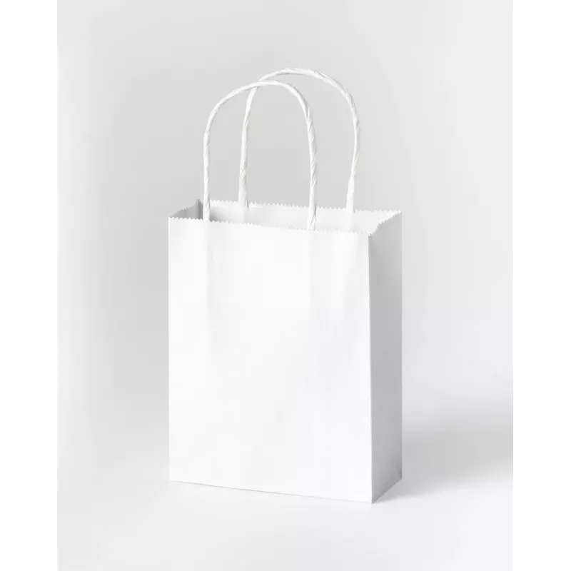 Folia draagtassen 12,5 x 15,0 cm wit