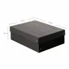 FALKEN PURE opbergbox 7,0 l zwart 24,0 x 32,0 x 10,0 cm