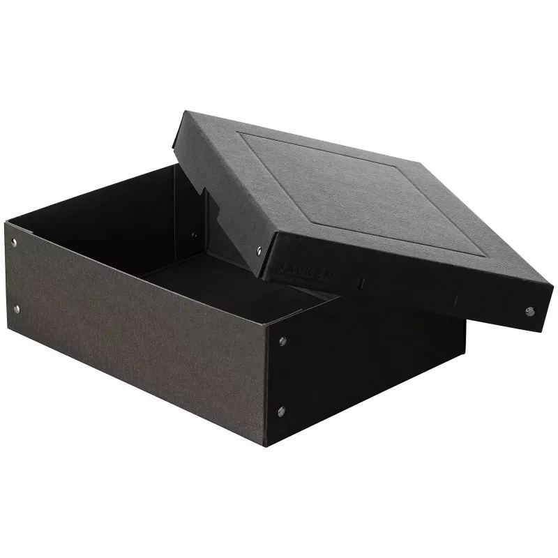 FALKEN PURE opbergbox 7,0 l zwart 24,0 x 32,0 x 10,0 cm