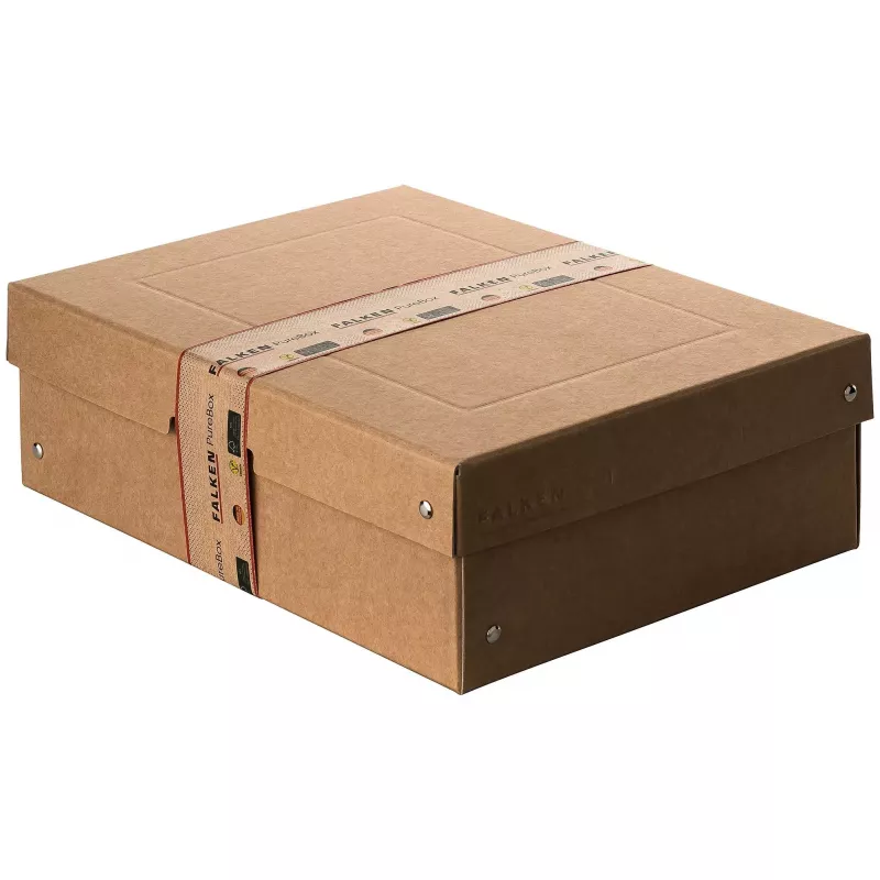 FALKEN PURE opbergbox 7,0 l bruin 24,0 x 32,0 x 10,0 cm