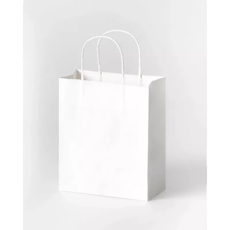 folia draagtassen 18,0 x 21,0 cm wit