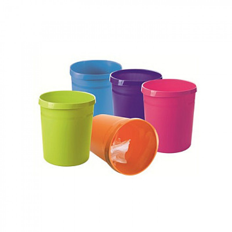 HAN GRIP prullenbak 18 l, rond, lichtblauw