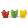 Guardini tulpvormige papieren muffinvormpjes 12 stuks kleurig Easy Bake Ø 7,5 x 8 cm
