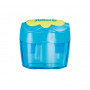 Pelikan Flower dubbel potloodslijper met bakje, blauw (700702)