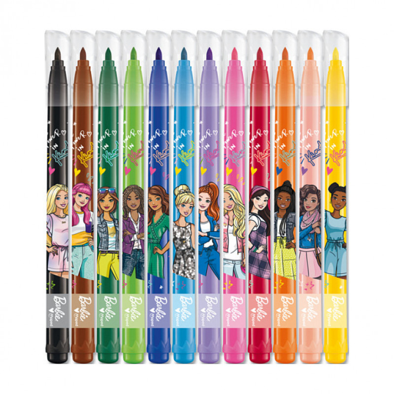 maped Barbie viltstiften, meerkleurig