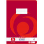 Herlitz schoolschrift A4, 16 blad, geruit met kantlijn (lijning 26), FSC Mix