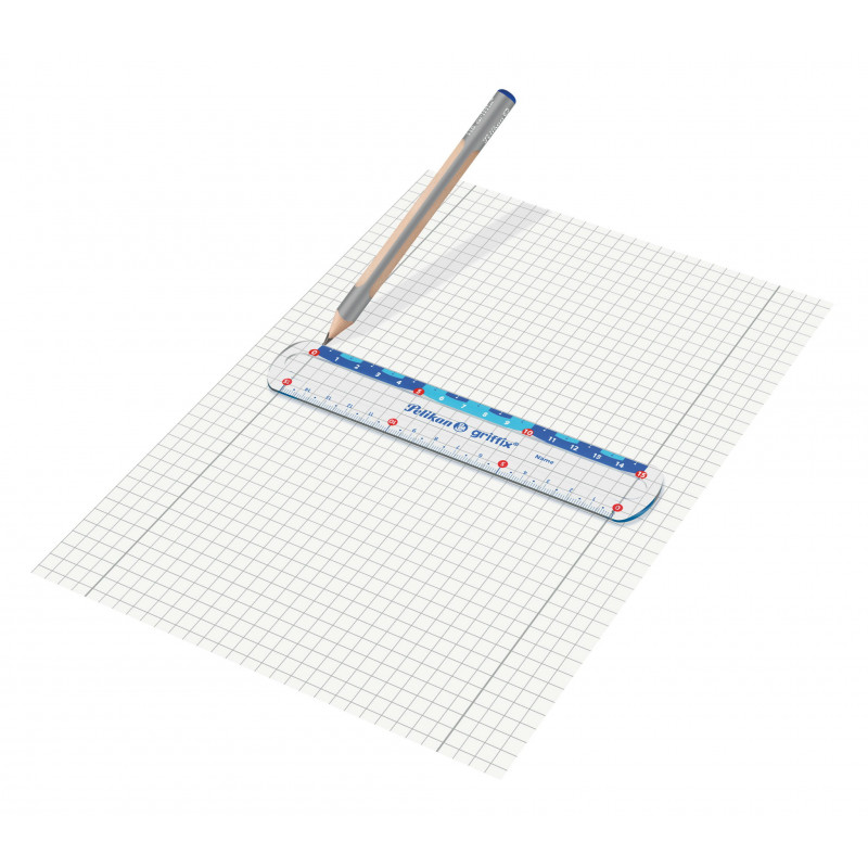 Pelikan griffix liniaal 15 cm in vouwdoos