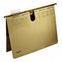 Leitz Alpha 1912-00-00 hangmap A4, commerciële hechting, bruin, 25 stuks