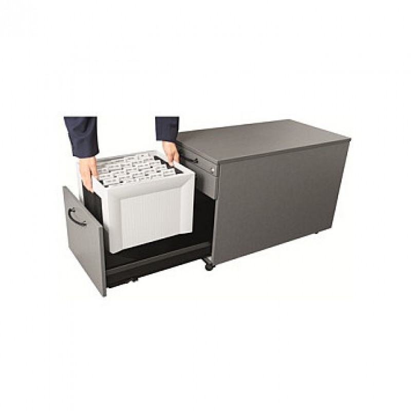 HAN KARAT hangregistratuurmand zonder ordner, polystyreen, grijs, 360 x 264 x 329 mm