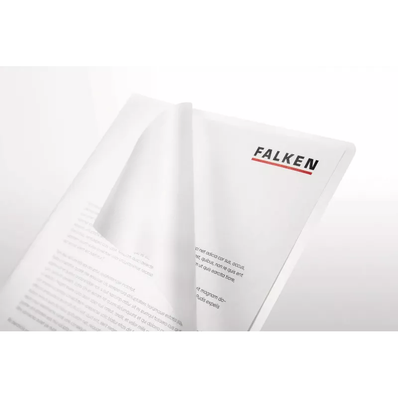 Falken insteekhoezen DIN A4, gegrainde oppervlakte, 0,09 mm, transparant