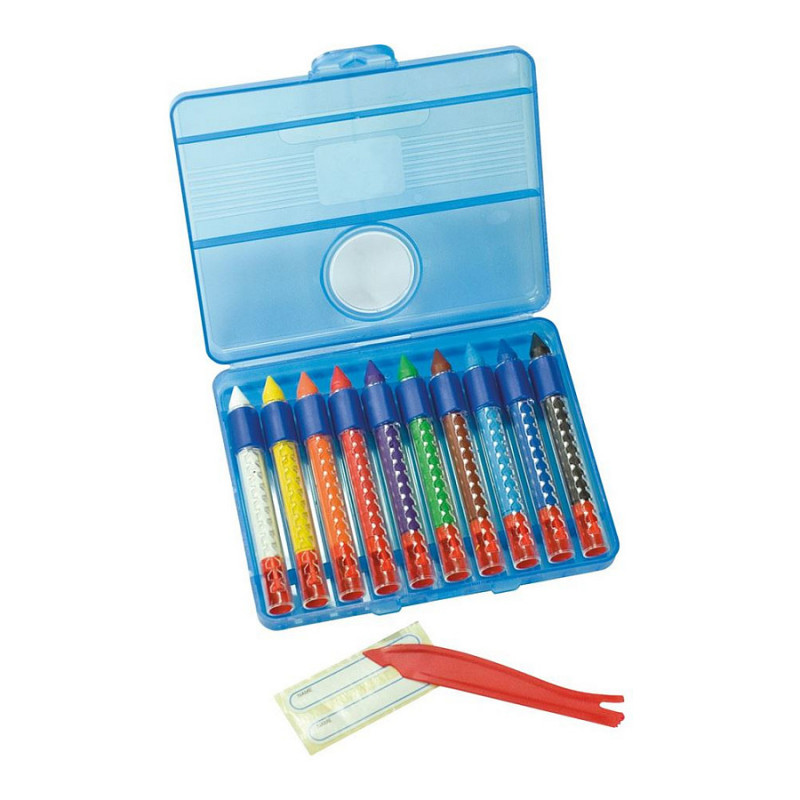 Eberhard Faber waskrijtjes, 10 stuks