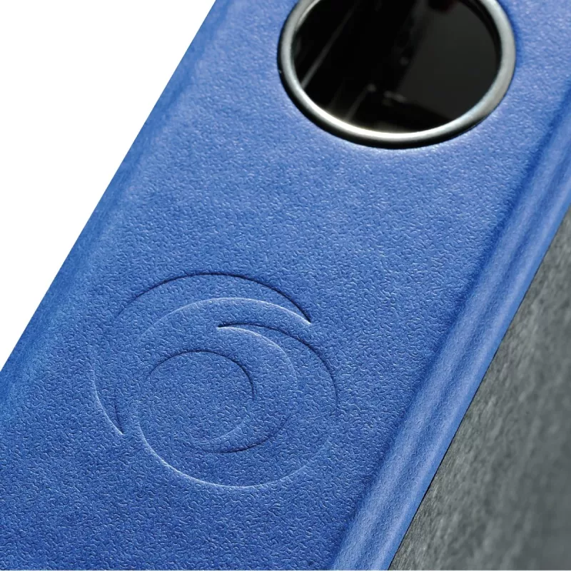 herlitz archiefmap rugbreedte 5 cm DIN A4 karton blauw gemarmerd