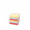 Folia briefjesbox incl. 700 notitiebriefjes, transparant, kleurig gesorteerd