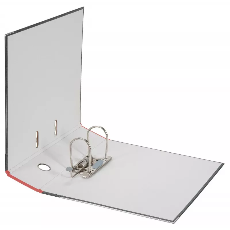 FALKEN recycling ordner A4, 8 cm, rood gemarmerd