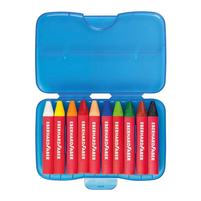 Eberhard Faber waskrijtjes, 10 stuks