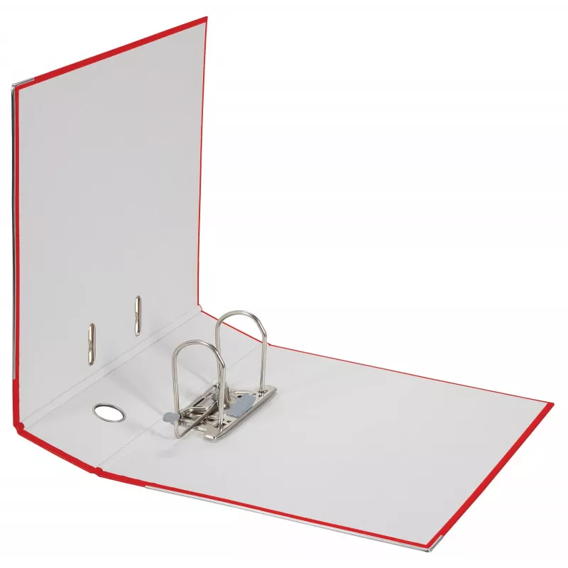 FALKEN Color ordner, kunststof, 80 mm rug, DIN A4, rood