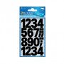 AVERY Zweckform cijferstickers 3785 cijfers, zwart, 25,0 mm, 48 etiketten