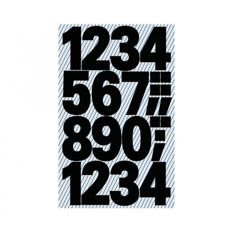AVERY Zweckform cijferstickers 3785 cijfers, zwart, 25,0 mm, 48 etiketten