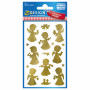 AVERY Zweckform stickers engel, goud, 8 etiketten