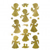 AVERY Zweckform stickers engel, goud, 8 etiketten