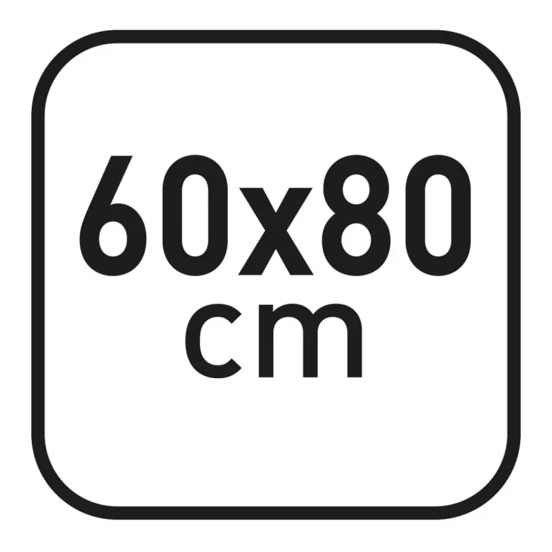 herlitz magneetbord 60 x 80 cm, wit gelakt staal, frame van zilverkleurig hout