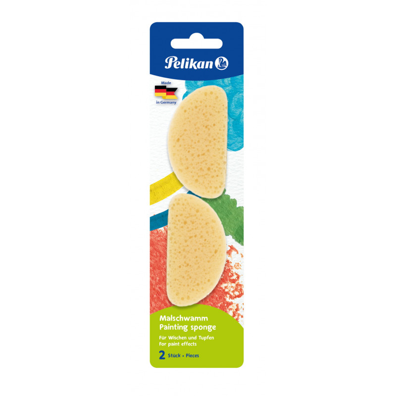 Pelikan schuursponsjes geel