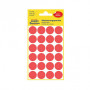 Avery Zweckform markeringsstickers 3595, herbruikbaar, rood, Ø 18 mm, 96 stuks