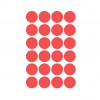 Avery Zweckform markeringsstickers 3595, herbruikbaar, rood, Ø 18 mm, 96 stuks