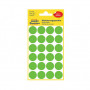 Avery Zweckform 3597 afneembare markeringsstickers, Ø 18 mm, groen, 96 stk.
