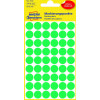 Avery Zweckform 3143 markeringsstickers, Ø 12 mm, groen, 270 stk.