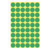 Avery Zweckform 3143 markeringsstickers, Ø 12 mm, groen, 270 stk.