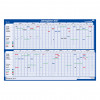 Legamaster projectjaarplanner, maandindeling, 90 x 60 cm