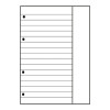 OXFORD ringbandinlegvel A4 gelinieerd, 50 blad