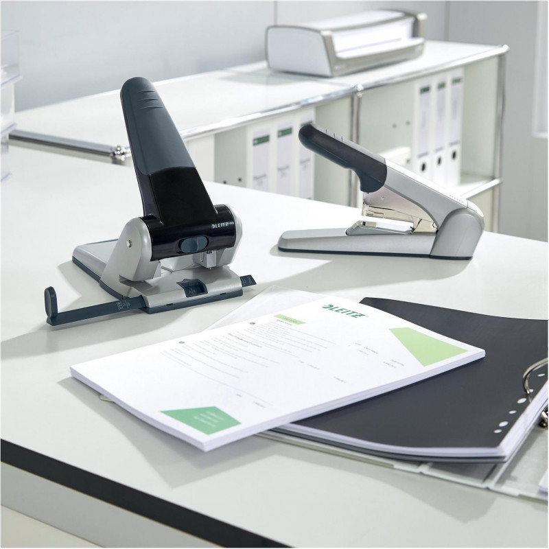 Leitz 5180 Archiefperforator, zwart