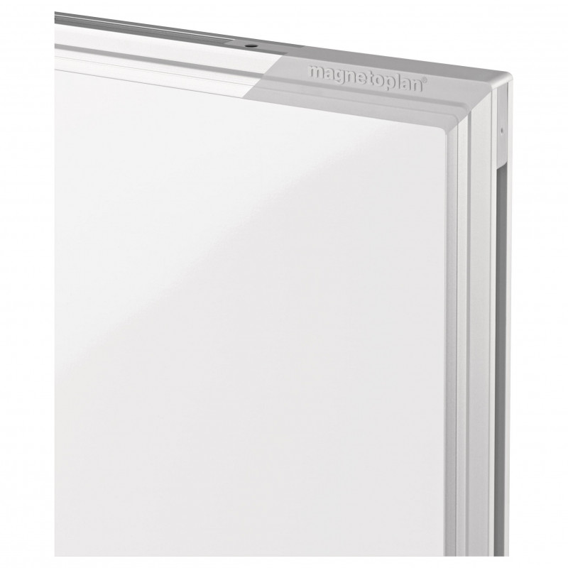 magnetoplan whiteboard 90 x 60 cm, wit gelakt staal