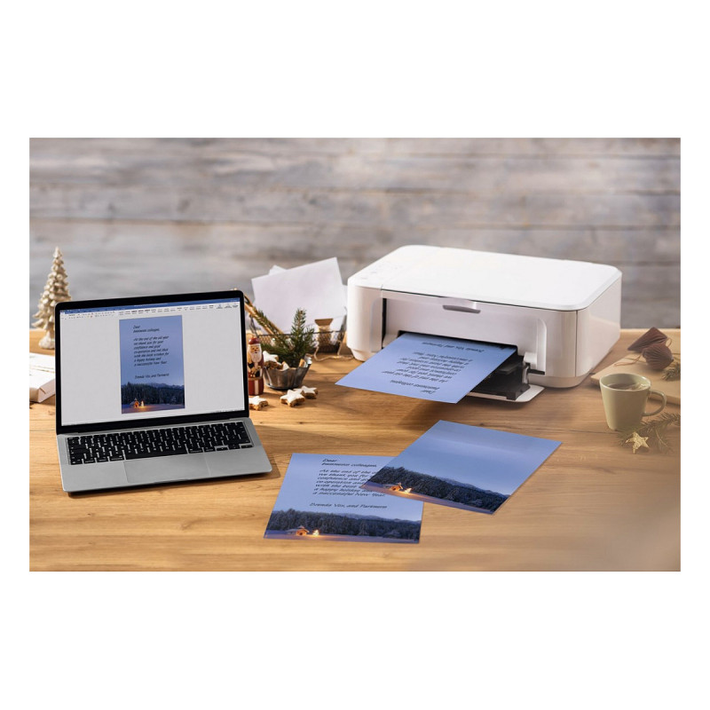 SIGEL kerstbriefpapier kerstkapel-motief DIN A4 90 g/m² 100 vel