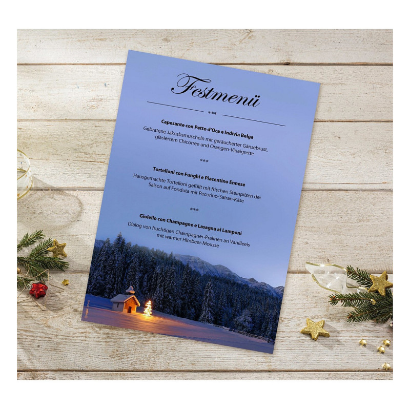 SIGEL kerstbriefpapier kerstkapel-motief DIN A4 90 g/m² 100 vel