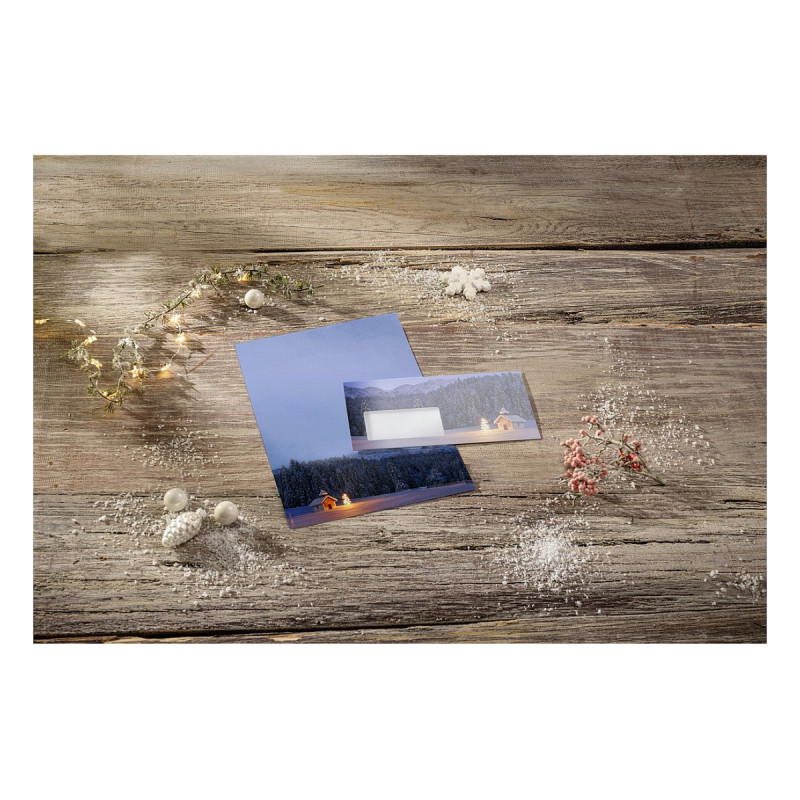 SIGEL kerstbriefpapier kerstkapel-motief DIN A4 90 g/m² 100 vel