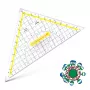 ARISTO geodriehoek met handgreep, 25,0 cm