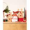 Folia papieren zakken Santa & Deer meerkleurig