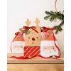 Folia papieren zakken Santa & Deer meerkleurig